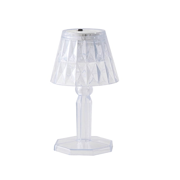 Lámpara de mesa cristal modernas Lámpara de mesa Glam Luces de brillo de diamante Lámpara de escritorio decorativa para dormitorio Sala de estar Sala de estudio Oficina Batería incluida Eccomum Lámpara de mesa