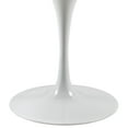 thumbnail image 4 of Modway Lippa 47" Round Artificial Marble Dining Table in White, 4 of 7