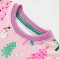 thumbnail image 5 of Toddler Girl's Long Sleeve Sweatshirt Crew Neck Christmas Tree Print Casual Soft For Party School Sweatshirts Cute Trendy Fall Pullover Tops Size 2-3T, 5 of 7