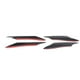 thumbnail image 1 of 4 Uds. Alerón de parachoques delantero Universal, aleta divisora de labios, estilo de fibra de carbono, Kits de carrocería Exterior para coche, 1 of 5