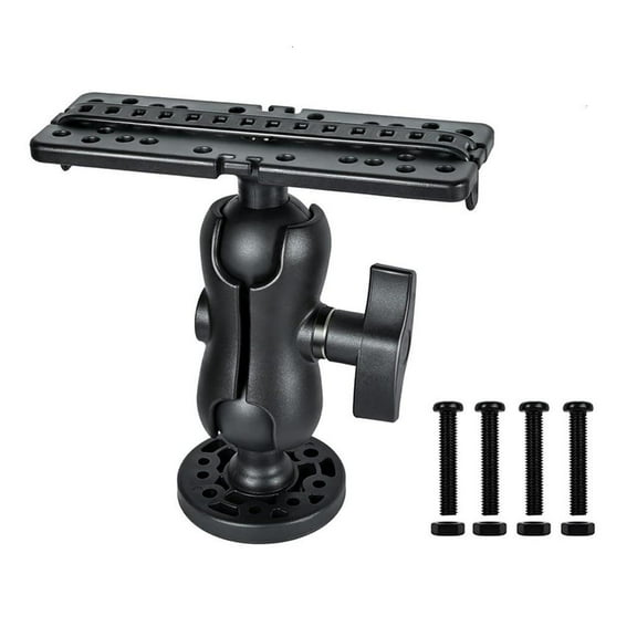 hejhncii Fish Finder Mount Base Fish Finder Mount Bracket Fish Finder Mount Plate Mount