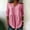 Red, variant on ClodeEU Women's Striped V Neck 3/4 Sleeve Tunic T-Shirt,Solid Color Casual Summer Top Black,Women's Plus L