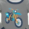 thumbnail image 4 of HCNTES Toddler Baby Boy Soft Loungewear Outfits Set Kids All-Weather Clothes Cute long Sleeve Shirt + Pant 2Pcs Baby Boy Pajamas Sleepwear Outfits Set(A01-Grey,4-5 Years), 4 of 4