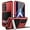 Red, variant on for Samsung Galaxy s24 Ultra Case Heavy Duty Metal Aluminium Bumper Built in Screen Protector Lens Military Grade Rubber Hard Durable Phone Cases Men s 24 Ultra 2024 Black