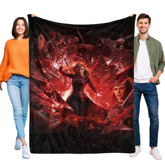 Scarlet Witch Flannel Blanket Bed sofa Couch Office Throw Birthday Gift