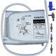 thumbnail image 1 of Extra Stor Manschett Kompatibel med Omron 9201d-21201d Tum (22-53 cm) XL Vuxen Blodtrycksmanschett ARM BP Ersättningsmanschett för Stor ARM, Grå, 1 of 5