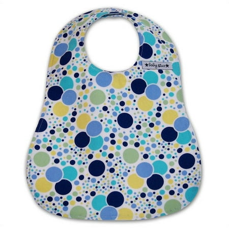 Baby Star Bib in Balloons Blue