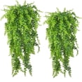 thumbnail image 5 of Specollect 1 Pcs Artificial Hanging Fern Plant Set for Home Decor Indoor Outdoor Wall Patio Hanging Basket Faux Greenery with Realistic Leaves Care No Watering, 5 of 9