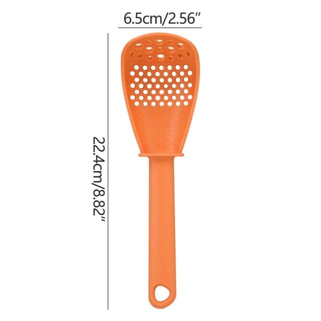 Multifunctional Kitchen Cooking Spoon Kitchen Multi-Function Cooking Spoon Grinding Smashing Filtering Colander Grinding Ginger Spoon Household Mashed Potato Rice Spoon
