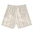 thumbnail image 7 of FORMRS Boys Swim Trunks Quick Dry Mesh Lining Beach Boardshorts, Sizes XS-XL, Beige Abstract Pattern, 7 of 7