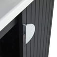 thumbnail image 6 of Venezian Collection - 48" Double Black Bathroom Vanity, - Chrome Handles.&nbsp;, 6 of 9