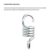 thumbnail image 5 of Naiovety Columpio de servicio pesado Ganchos de suspensión colgantes Hamaca Silla Primavera Porche Patio Ganchos de suspensión de acero Colgantes Almacenamiento y organización del hogar Naiovety HA023613-00, 5 of 6