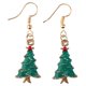 thumbnail image 3 of Mujeres Santa Claus Joyas de Navidad Cuelga Pendiente Regalos de Las Mujeres Árbol Baoblaze Pendientes de navidad para mujeres, 3 of 7