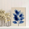 thumbnail image 2 of Blue Leaf Skeleton Cyanotype Canvas Print, Suitable for Living Room, Bedroom, Office, Hallway, Bathroom, 2 of 8
