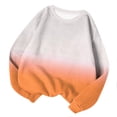 thumbnail image 1 of vdgthytj Chandails en Molleton d'Automne pour Femmes Manches Longues Col Rond Chandail Chemises Mode Dégradé Blouses, 1 of 4