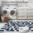 thumbnail image 5 of ODIKA 4'x6' Machine Washable Non-Slip Area Rug, Dynamic Geometric Tile Design with Modern Aesthetic High Traffic Rug, Gray, 248548, 5 of 7