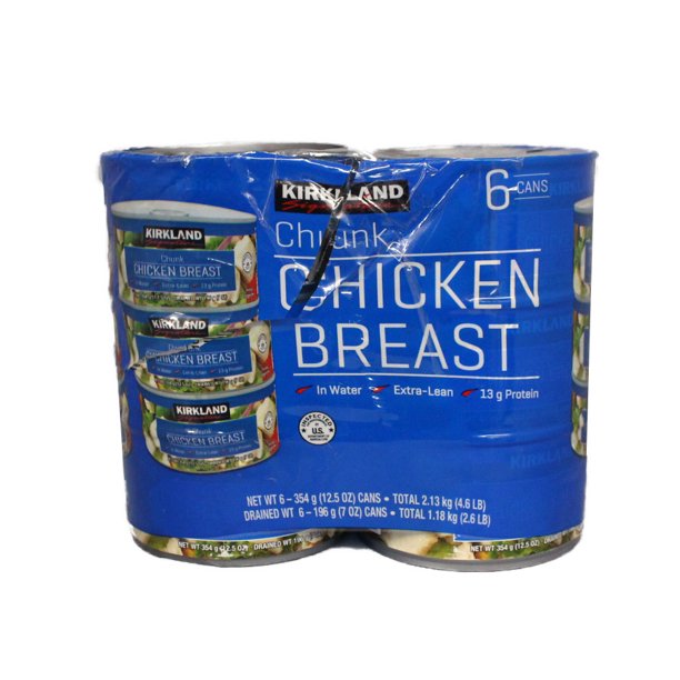 Kirkland Signature Premium Chunk Chicken Breast Packed in Water 12.5oz