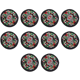 thumbnail image 1 of Posavasos para bebidas, posavasos de tela con motivos florales étnicos vintage, posavasos para bar, posavasos para tazas para amigos, 1 of 5