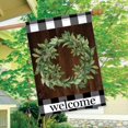 thumbnail image 4 of Briarwood Lane Farmhouse Wreath Everyday House Flag, 4 of 4