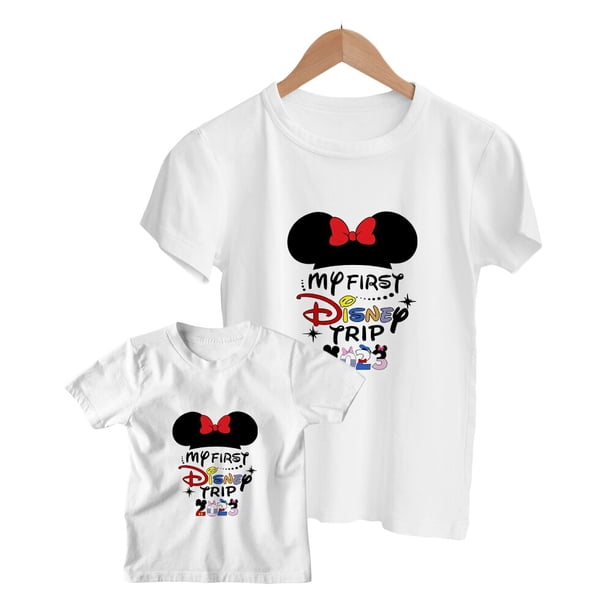 Disney Family Vacation Women T-shirts 2023 Minnie Princess Print Ropa Aesthetic Mujer Short Sleeve Casual Y2k Fashion Tops TeeAldult-M(1pc) Gao Jinjia LED