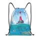 thumbnail image 1 of Fotbe Lighthouse Sea Port Bolsa Mochila con Cordón Estampada, Bolsa de Gimnasio Deportiva, Bolsa Cinch, Bolsa con Cordón para Hombres y Mujeres-Medium, 1 of 6