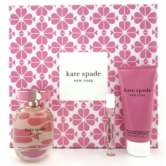 KATE SPADE NEW YORK for Women 3 PCS GIFT SET (3.3 oz EDP Spray Mini LOTION)