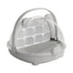 thumbnail image 1 of Caja de alimentación para gusanos de seda de animales pequeños, espaciosa jaula de vidrio para el cultivo de gusanos de seda. Gris, 1 of 9