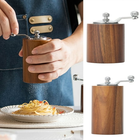 

Hadanceo Grinder Food Grade Hygienic Labor-Saving Adjustable Coarse to Fine Portable Grinder for Coffee Salt Pepper