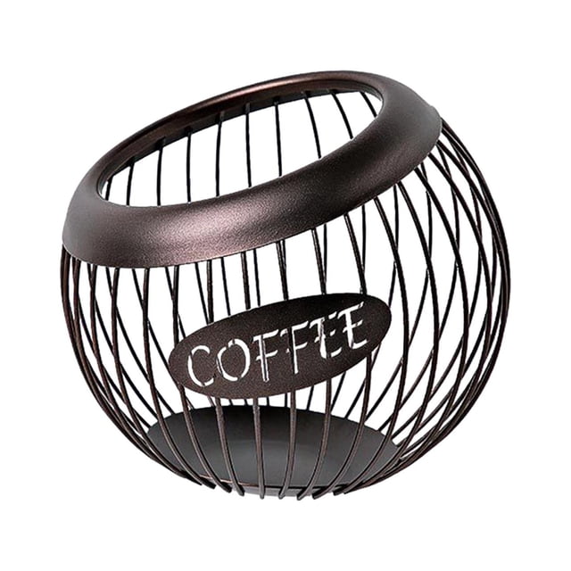 Soporte para Cápsulas de Café Strade Fareast Limited Cesta de Almacenamiento de Hierro Forjado Multifuncional Duradero