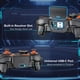 thumbnail image 3 of Controlador inalámbrico para juegos VJANW para PC/NS/Android negro, 3 of 9