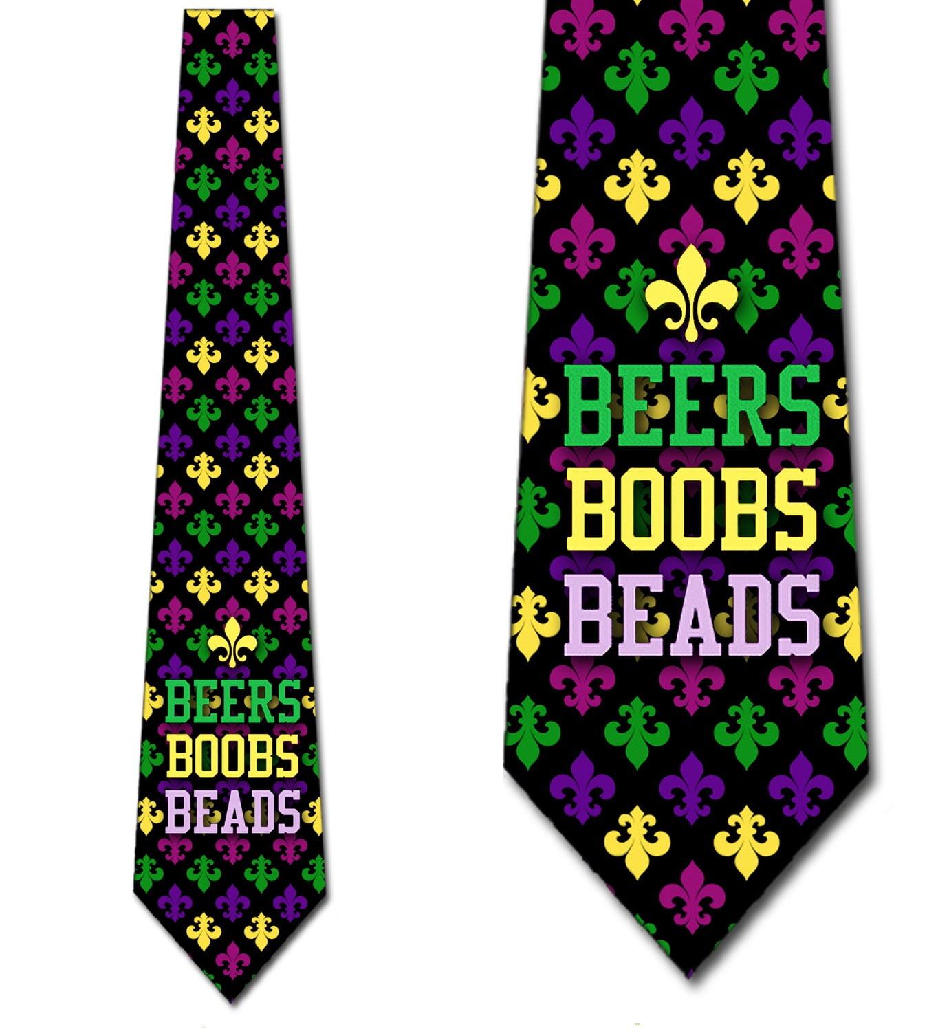 mens mardi gras tie