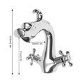 thumbnail image 2 of Dragon Shape Faucet Antique Two-Handle One Hole Tap Bathroom/Kitchen Sink Mixer Tap, 2 of 16