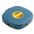 thumbnail image 3 of Seitruly Enrollador de Cable giratorio, Cable de carga, caja de almacenamiento de Cable para auriculares, soporte para teléfono móvil, bolsillo, Teléfono y Comunicación Amarillo azul, 3 of 8