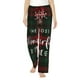 thumbnail image 1 of Balery Wonderful Time Christmas Pantalones de pijama para mujer, pijamas ultraligeros, pantalones de estar por casa-XX-Large, 1 of 6