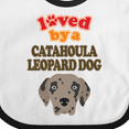 thumbnail image 4 of Inktastic Catahoula Leopard Dog Gift Boys or Girls Baby Bib, 4 of 4
