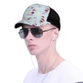 thumbnail image 4 of Lsque Poodle Dog Printed Trucker Hat - Baseball Cap for Men Women - Breathable Mesh Side, Adjustable Fit - for Casual Wear, 4 of 7