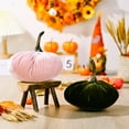 thumbnail image 5 of Mini Stuffed Velvet Pumpkins, Fall Harvest Small Artificial Pumpkins for Home Thanksgiving Halloween Party Decoration, 5 of 9