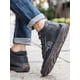 thumbnail image 3 of Men's New Trendy Casual Pu Leather Shoes, Stylish Outdoor Comfortable Mid-top Business Shoes In Blue, 3 of 4