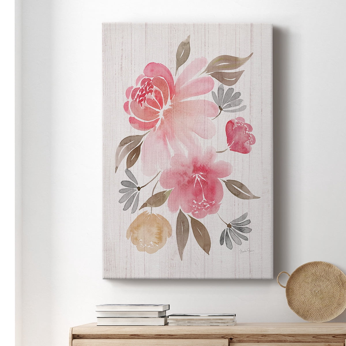 Loose Peonies II Premium Gallery Wrapped Canvas - Ready to Hang