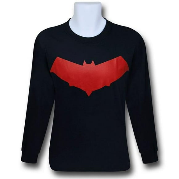 Red Hood tsbatrdhdsymlsXL Red Hood Symbol Jason Todd Long Sleeve T-Shirt - Extra Large