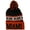 Black/Red 2x, variant on Miami Adult Size Winter Knit Beanie Hats (Black/Red 2X)