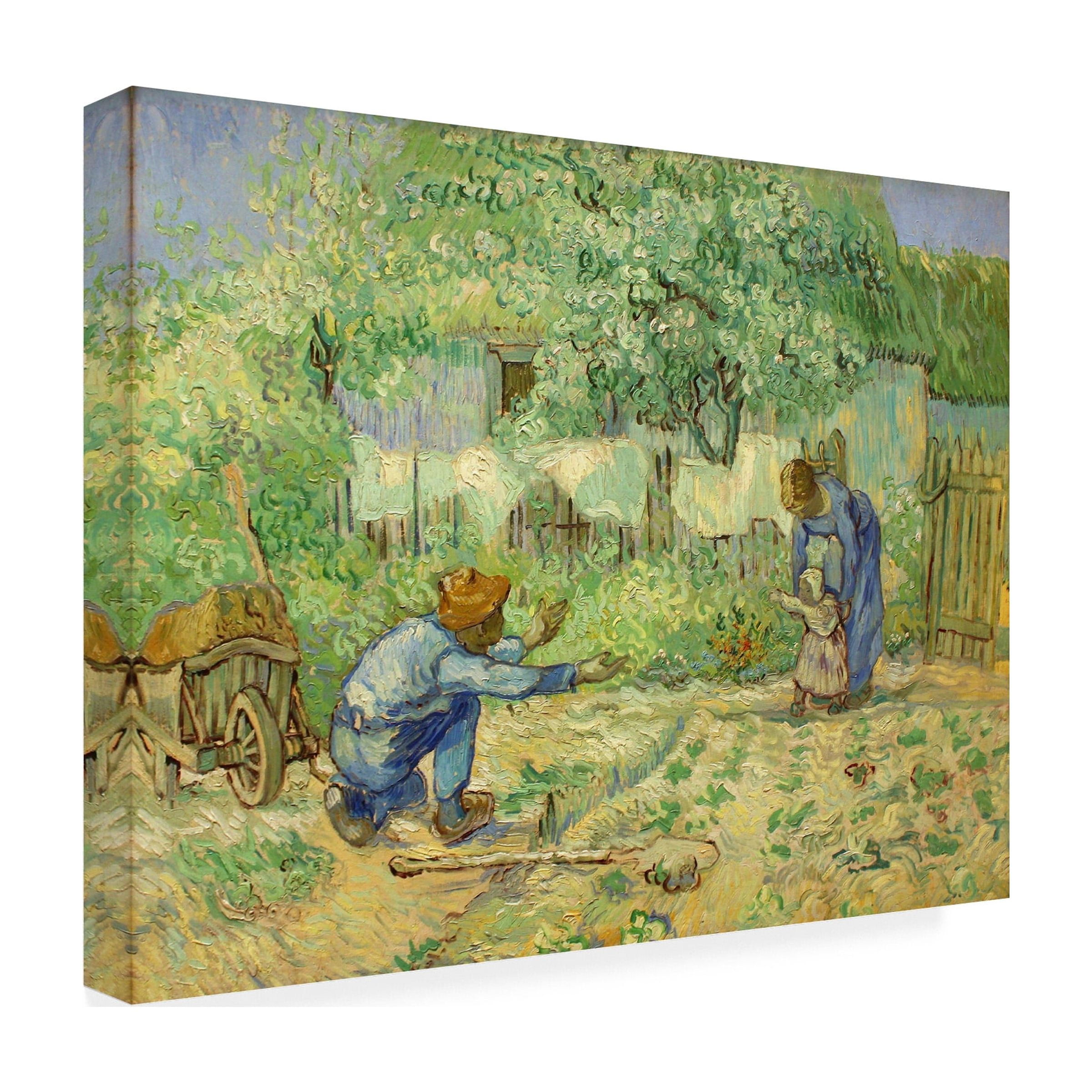 Vincent van Gogh 'First Steps' Canvas Art