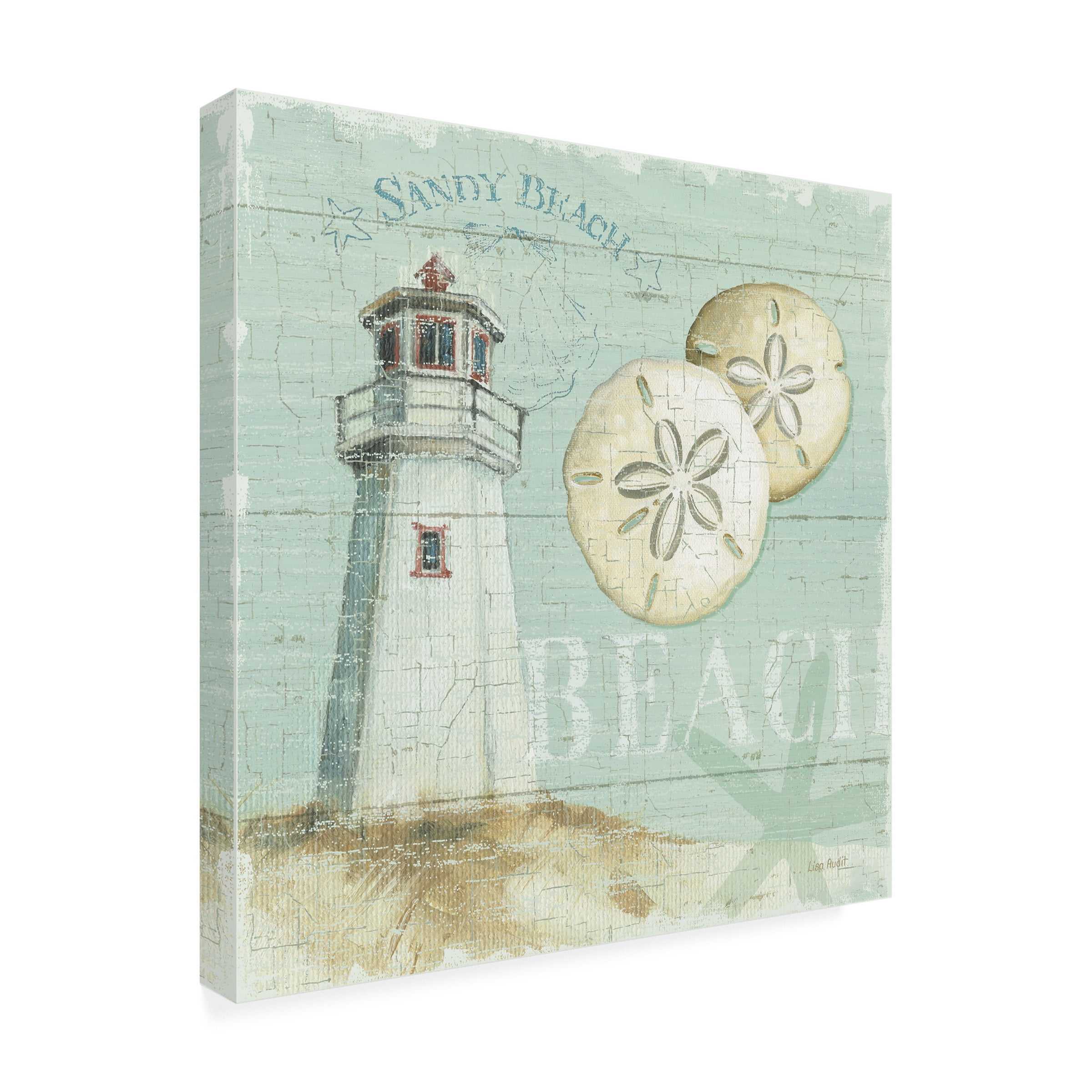 Lisa Audit 'Beach House I' Outdoor Canvas