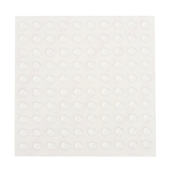 Uxcell 100Pack Cabinet Door Bumpers Small Self-Adhesive Clear Rubber Feet 5x2mm