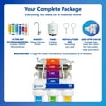 thumbnail image 6 of Express Water UV Reverse Osmosis Water Filtration System – 11 Stage UV Water Filter Deluxe Chrome Faucet & Tank – Under Sink Water Filter with Alkaline Filter for added Essential Minerals – 100 GDP, 6 of 12