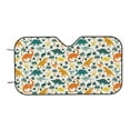 thumbnail image 7 of Balery Dinosaurs and Tropical Leaves Print Car Windshield Sun Shade,Windshield Sunshade for Car Pickup Truck SUV Accessories-Medium, 7 of 7