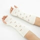thumbnail image 4 of 2 Paar Handgelenk Arm Handwärmer Fäustlinge Stricken Damen Winter Halbfinger Yinane guantes largos sin dedos, 4 of 8