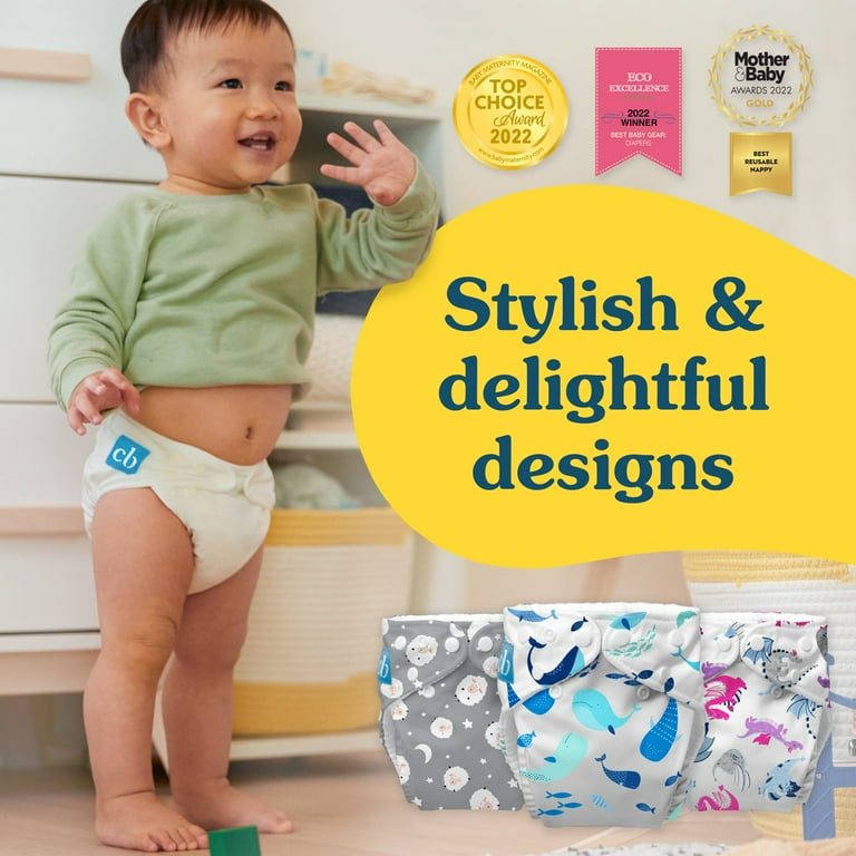 Charlie Banana Baby Washable Reusable Cloth Diapers One Size