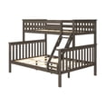 thumbnail image 3 of Max & Lily Solid Wood Twin XL over Queen Bunk Bed for Kids, Clay, 3 of 13
