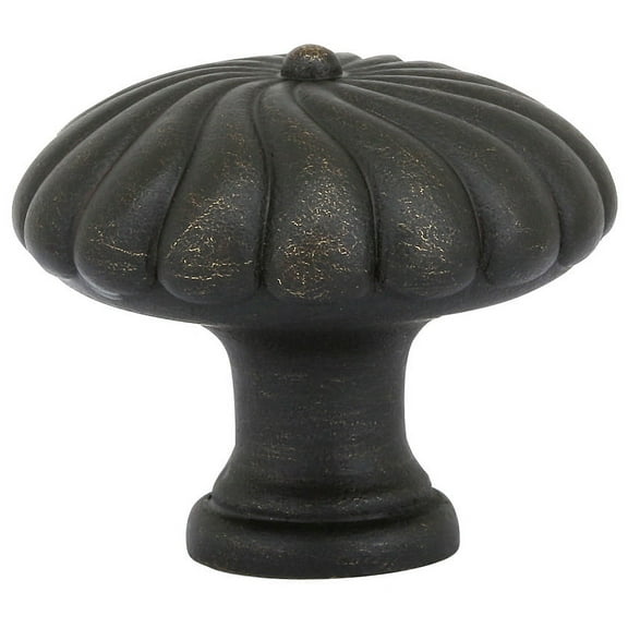 Emtek 86246MB 1.75 in. Twist Round Cabinet Knob, Medium Bronze